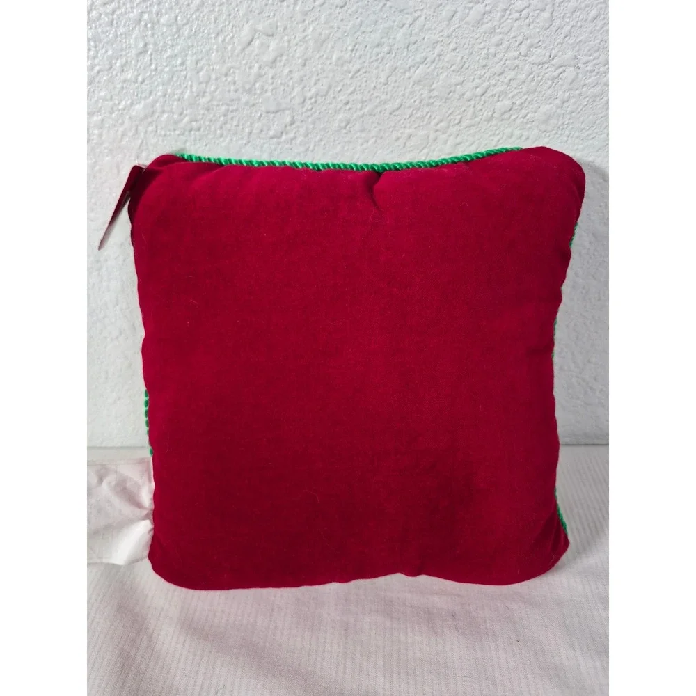 Christmas Holiday Decorative Pillow Red Velvet This Is As Merry As I Get Jo-Ann